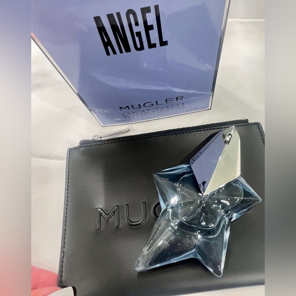 MUGLER ANGEL EAU DE PARFUM 1.7 FL OZ  Open Box and Pouch - Picture 6 of 7